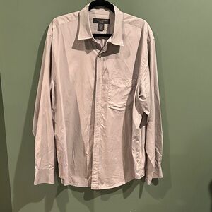 Banana Republic Light Gray Casual Button Down Shirt